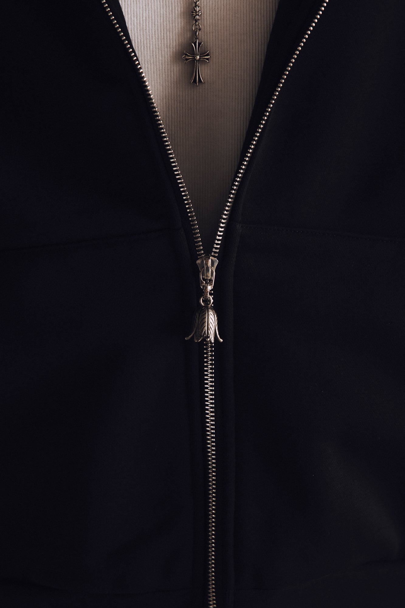 Cropped Zip-Up Hoodie - Ark Drive Club