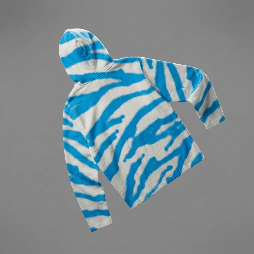 DF Blue Tiger Hoodie - Ark Drive Club