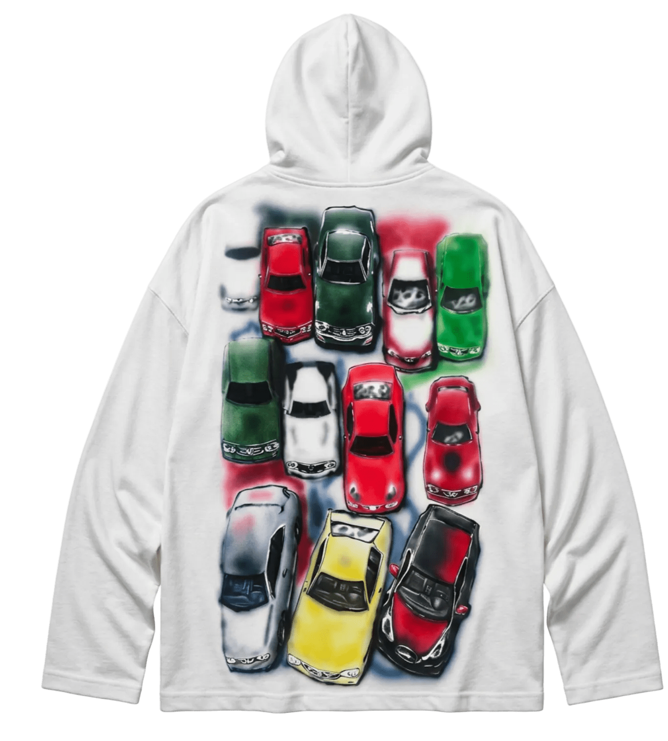 DF Car Collage Hoodie - Ark Drive Club