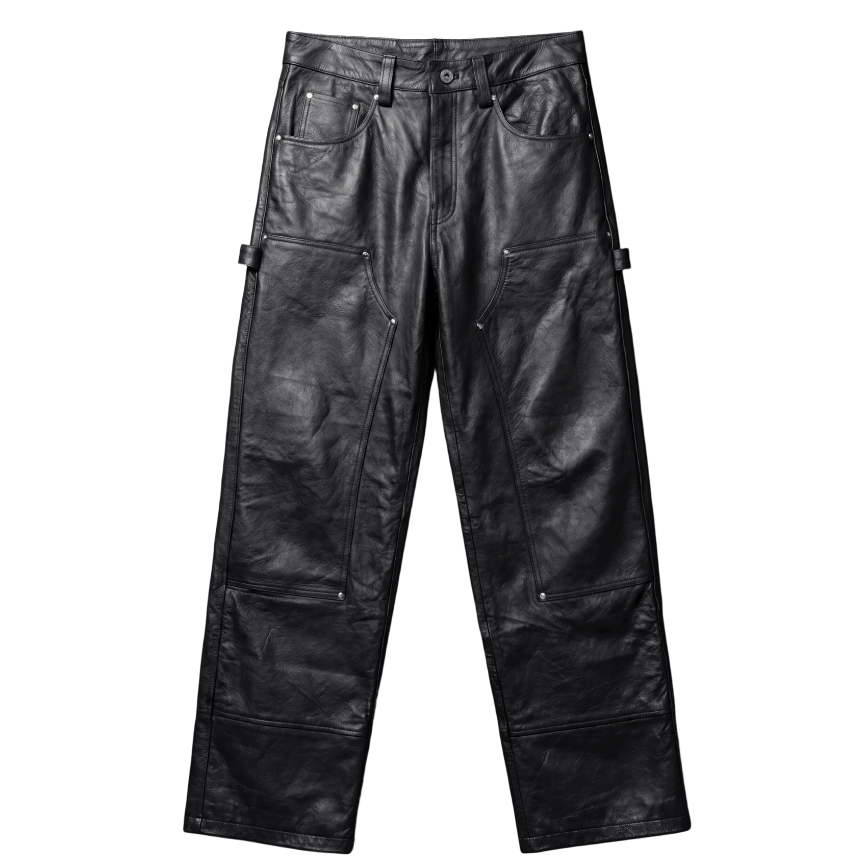 Leather Double Knee Pants - Ark Drive Club