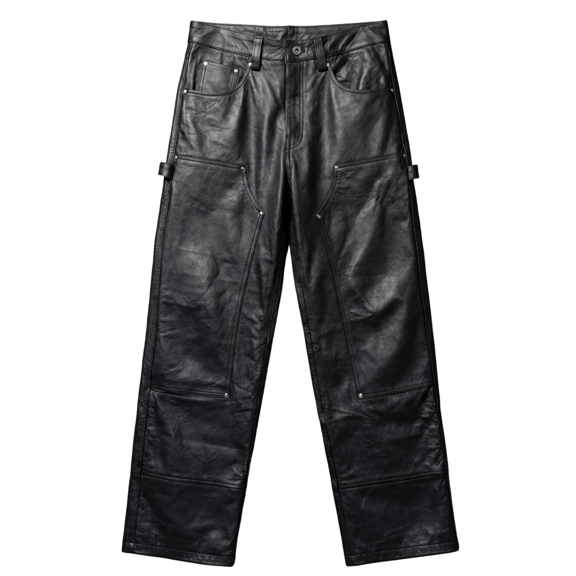 Leather Double Knee Pants - Ark Drive Club