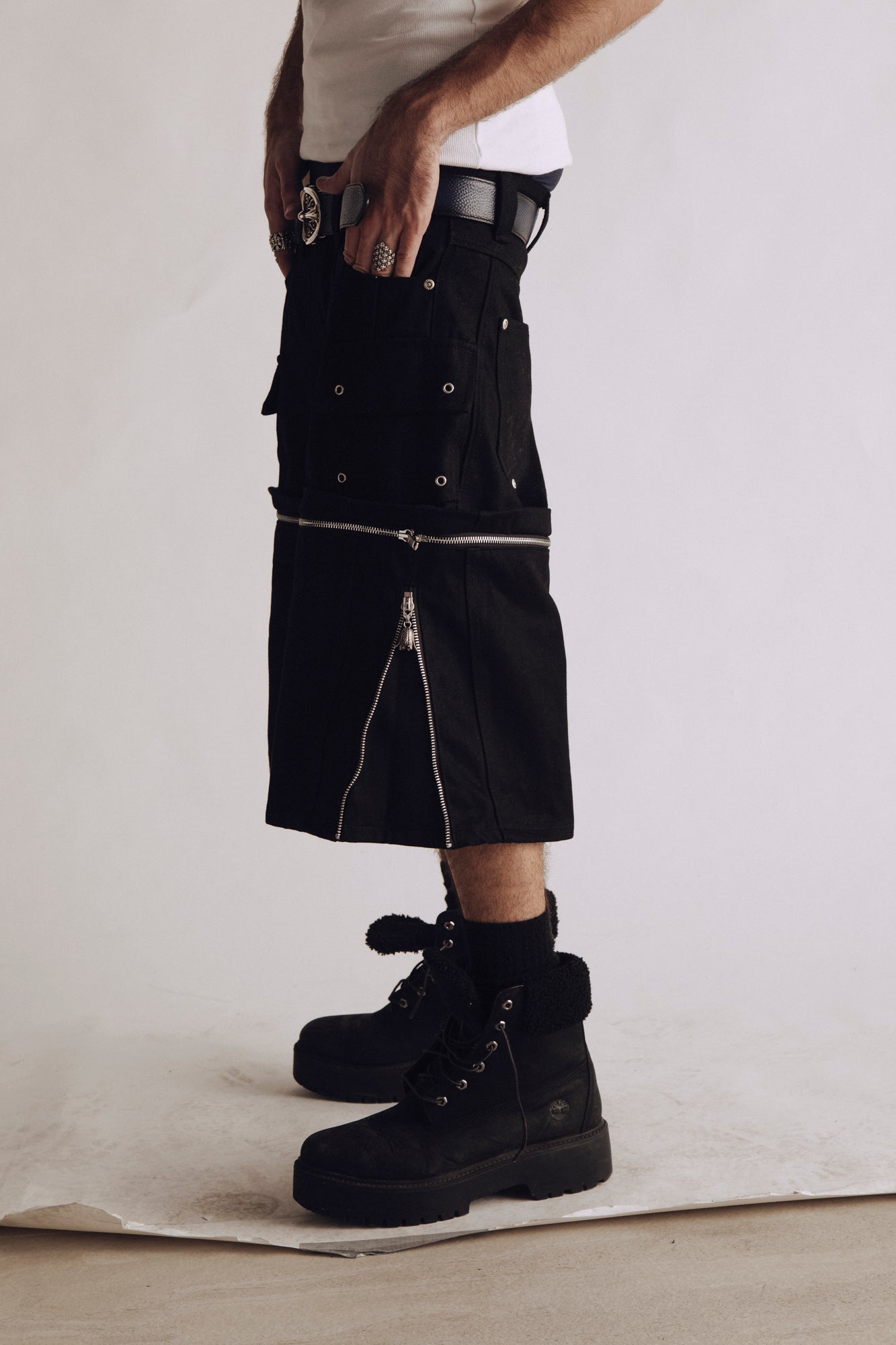 Selvedge Cargo Shorts - Ark Drive Club
