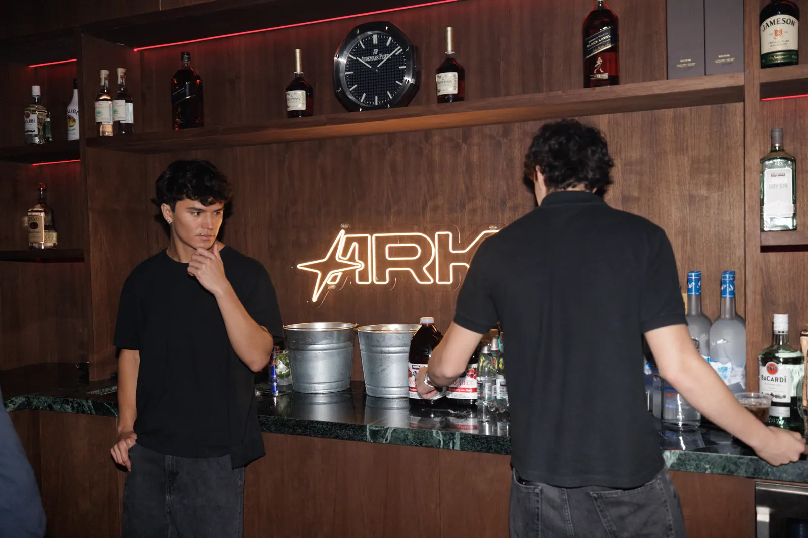 The bar under the Ark sign