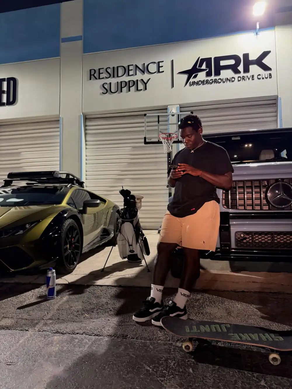 Zion Wright at the Ark clubhouse